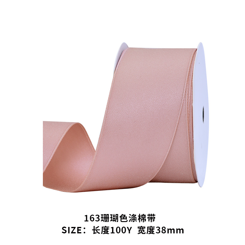 Cinta de algodón de poliéster de Corea del Sur 4 especificaciones 9 Popular color arco cinta de algodón accesorios para el cabello aromaterapia colgante regalo cinta 4cm rollo