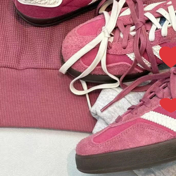 莆田德训鞋samba校园男女款百搭阿笛得训鞋三叶小白鞋休闲板鞋