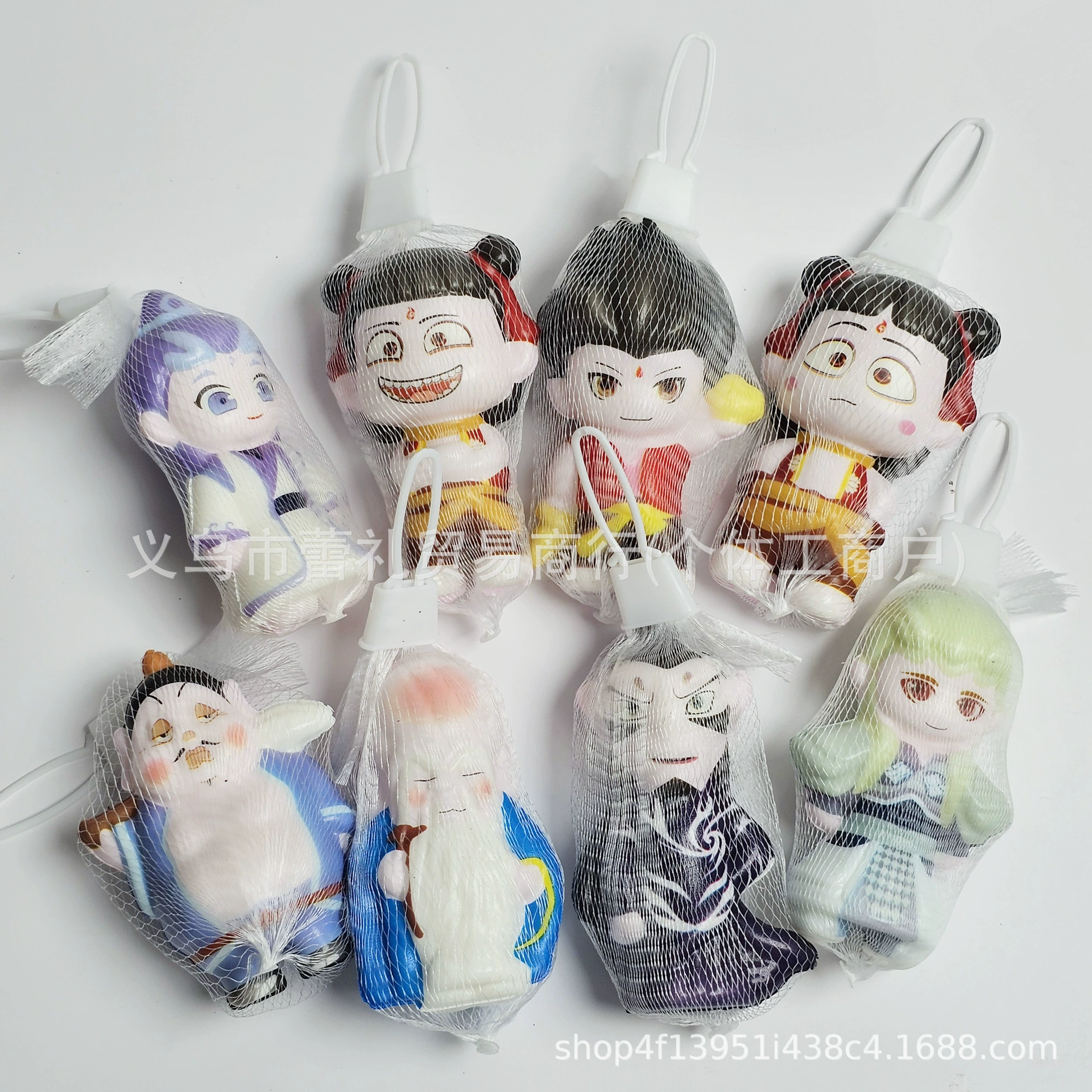 Nezha the Magic Child: The Chaos in the Sea Q Play Squishy Fun Nezha Ao Bing Toy Детская фигурка в версии фильма оптом.
