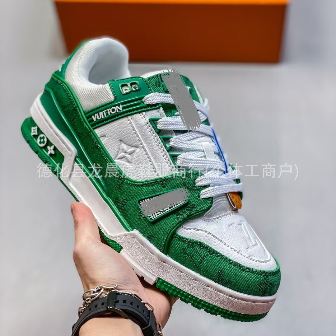 Ventas directas de fábrica de Guangzhou Traienr zapatillas deportivas mujer cemento blanco negro mezclilla plataforma zapatos casuales hombres y mujeres con el mismo estilo