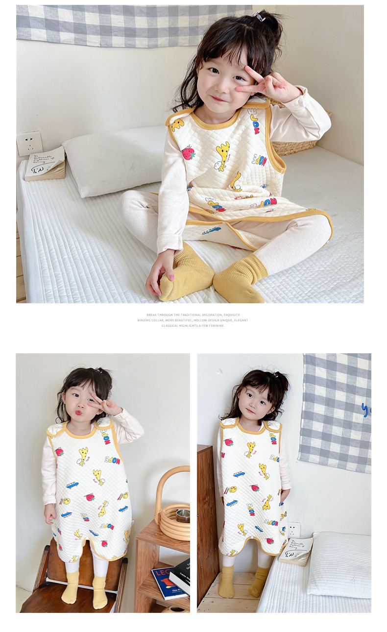 Simple Maternal and Infant Children's Dress Details Page (23)