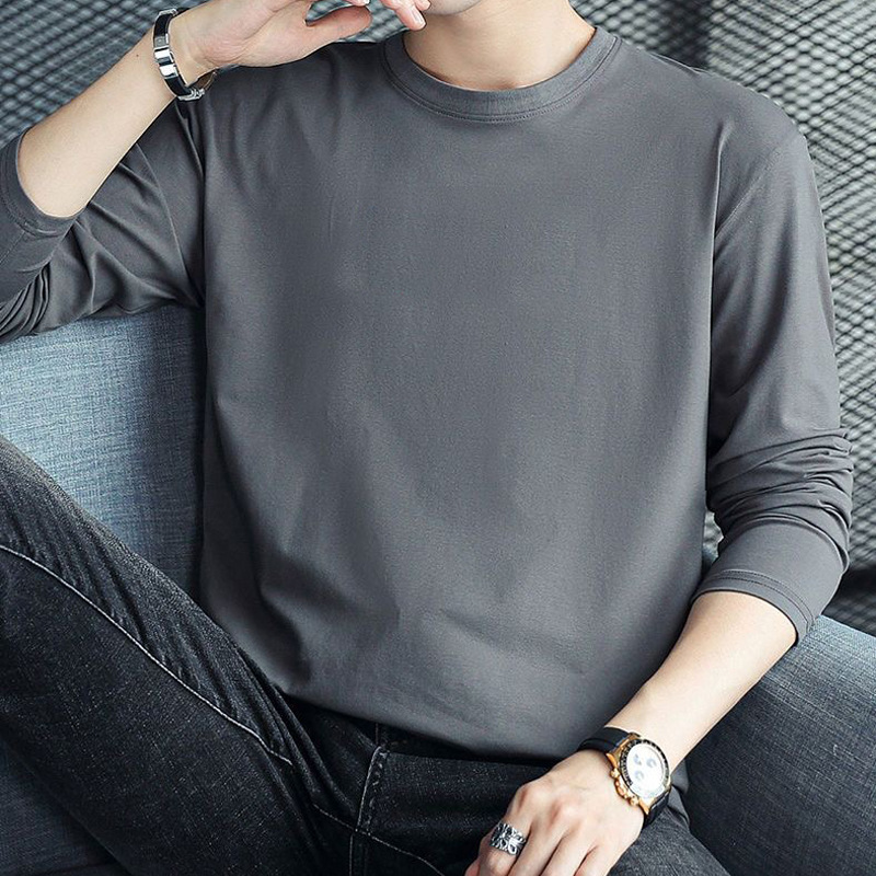 긴 소매 다크 그레이
