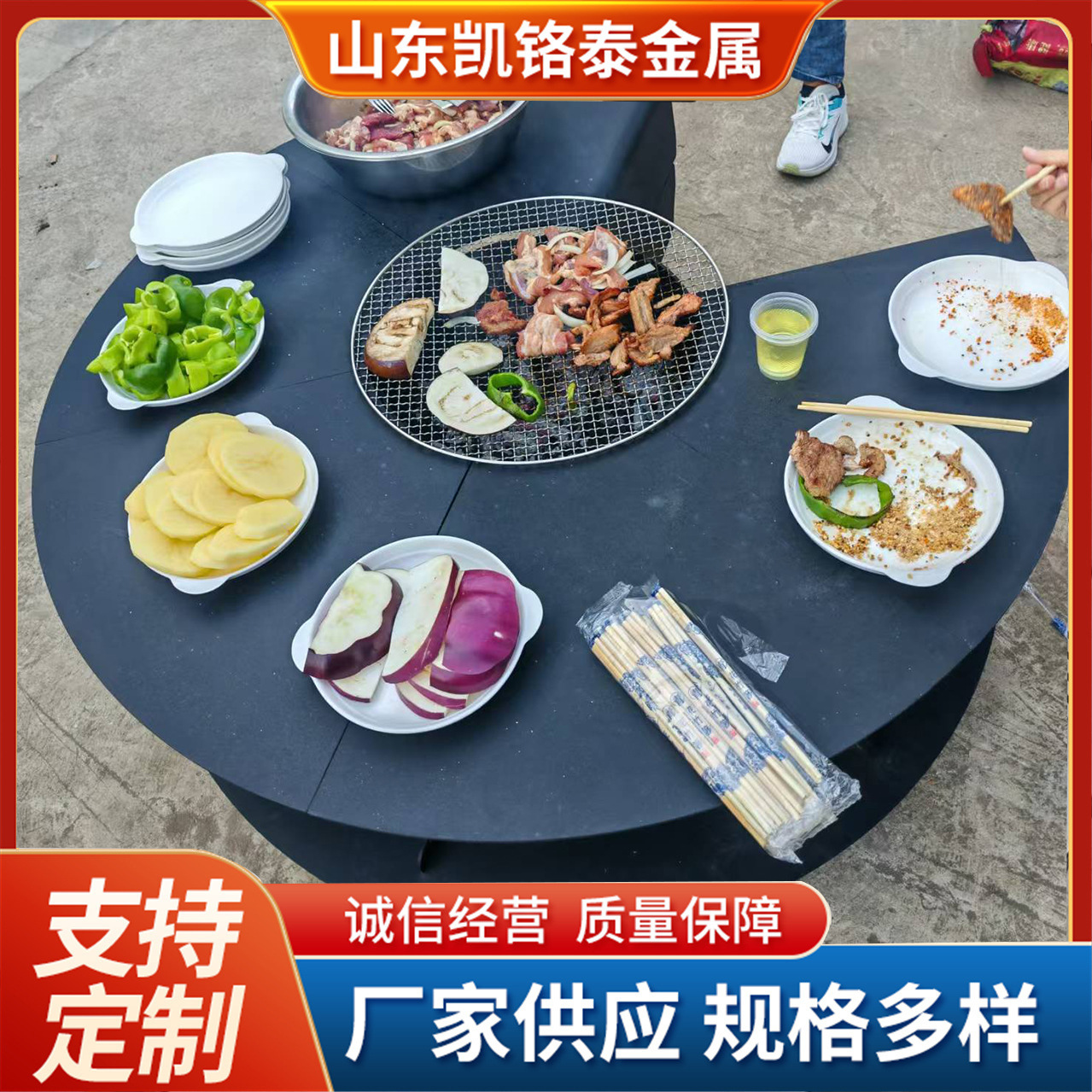 户外耐候钢柴火炉红锈钢板烧烤炉厂家批发庭院造型火盆取暖炉野营