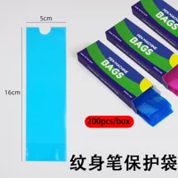 Одноразовый чехол для ручки для татуировки 5/6,5 см, чехол для тату-машины, сумка для ручки для татуировки, пылезащитный, водонепроницаемый, прозрачный защитный чехол