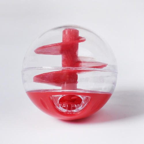 Cat food leakage ball, cat educational toy, spiral food leakage ball, pet bite resistance training, fun food leakage device, drop shipping