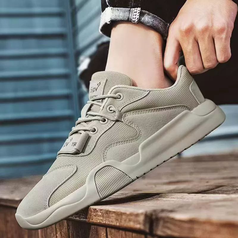 Новые мужские кроссовки для спорта и отдыха, износостойкие и грязеотталкивающие универсальные кроссовки, модные кроссовки в корейском стиле для мужчин.