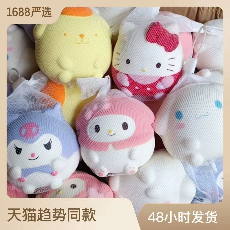 Игрушка (Sanrio) squishy яйцо-кукла, антистресс плюш, набор персонажей
