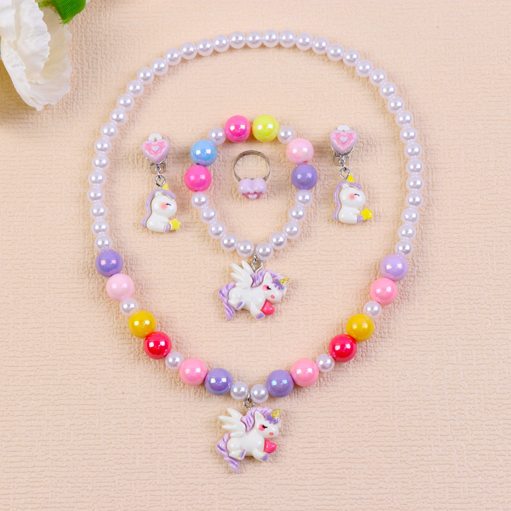 5#유니콘 5종세트 [투명가방]