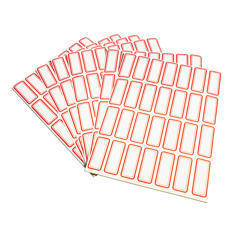 空白标签纸 不干胶标签 商品标价签 贴纸 4*7格