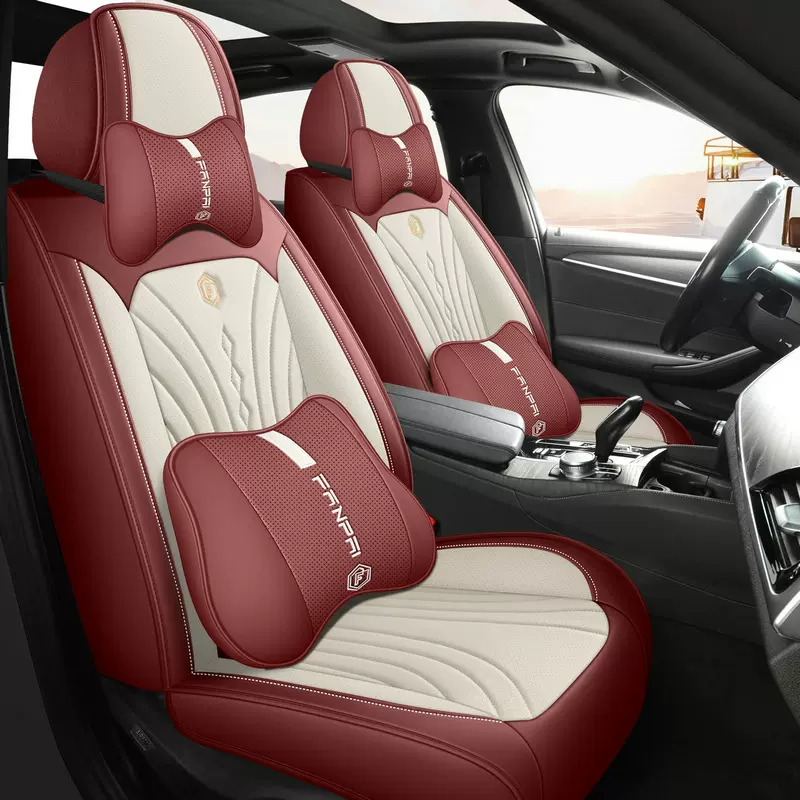 25年新款全包纳帕皮跨境五座汽车坐垫四季通用座椅套原厂一件代发