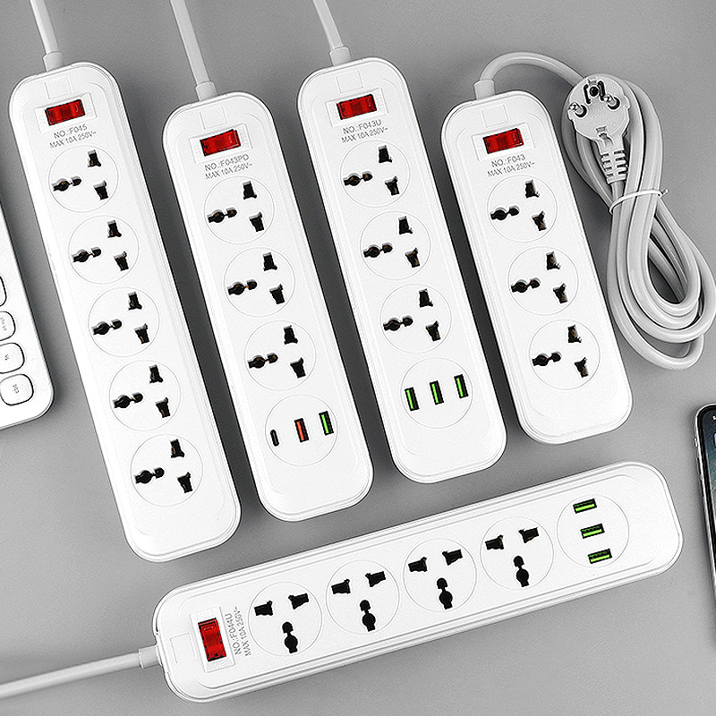 1中东沙特阿拉伯伊拉克尼日尼亚肯尼亚外贸插座usb带线多孔位插排