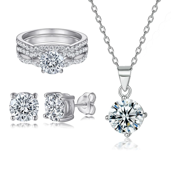 TL-026 ring+TLED009 earrings+TLXL130 necklace