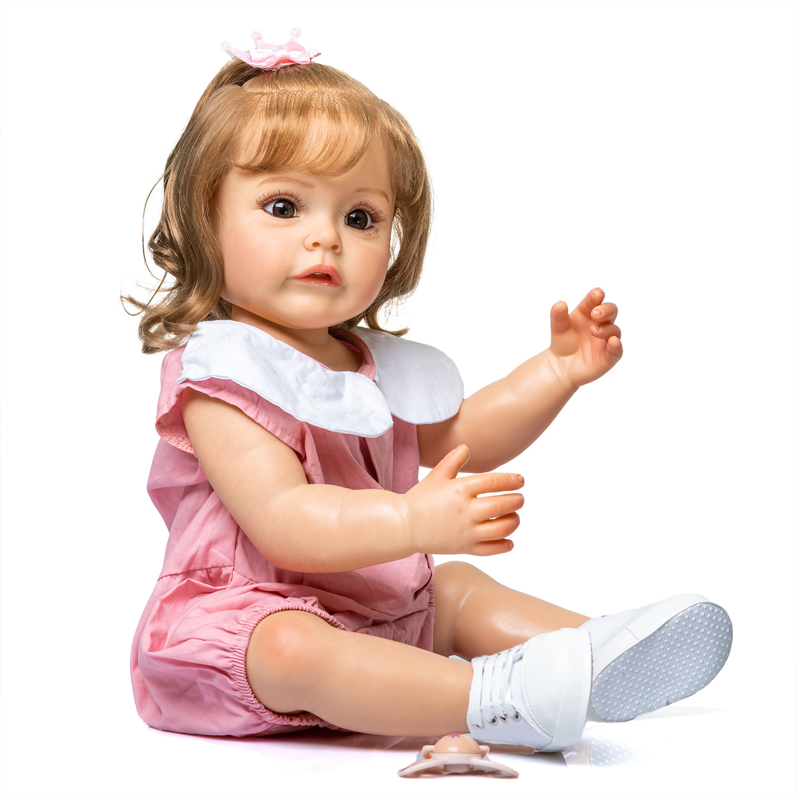55cm todo pimienta Suesue Linda simulación niña princesa muñeca exquisita pintada de suministro transfronterizo