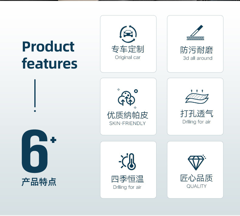 Suitable for Wenjie M9 Special Seat Cover, Car Seat Cushion, Universal for All Seasons, Light and Thin Summer Car Seat Cushion Car Cover