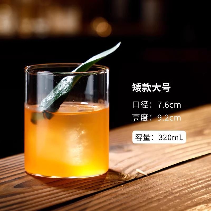 Taza de cóctel de vidrio creativo combinación de personalidad de taza Martini taza red taza de pie alto taza conjunto de taza de champán