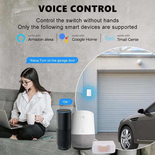 Tuya Smart WiFi Touch Switch Garage Rolling Shutter Door Wall US Standard APP Voice Timing Switch Brazil