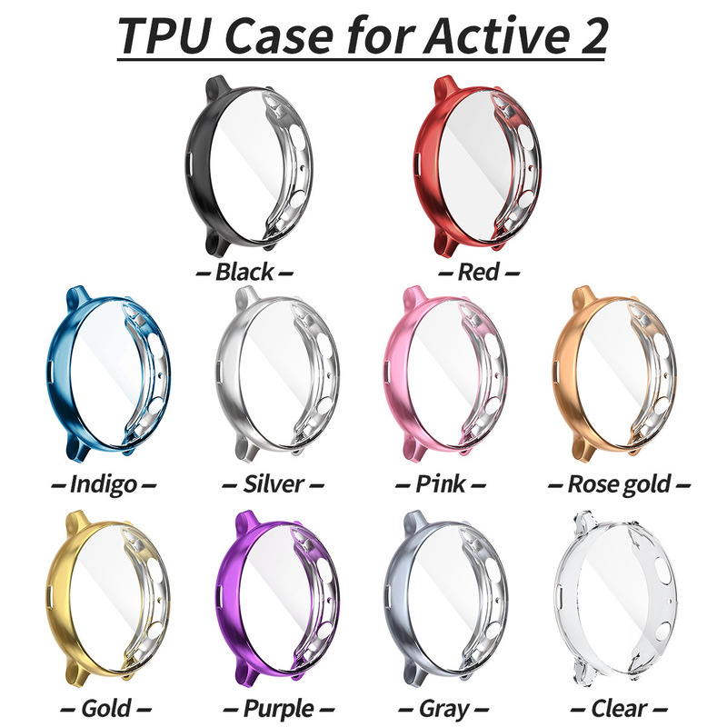 Samsung Galaxy Watch Active2 Protective Case Is Suitable for Samsung Active2 Electroplated Tpu All-Inclusive Watch Case