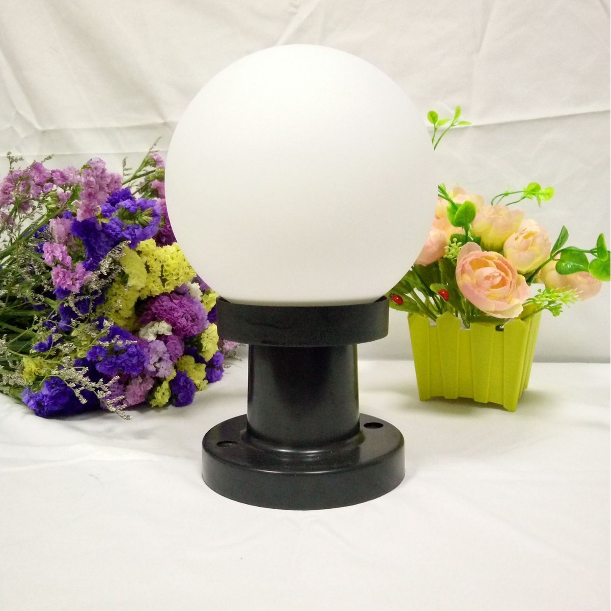 LED 공 전등 150MM 아크릴 방수 비 깨지기 쉬운 울타리 실내 및 실외 조명 전등