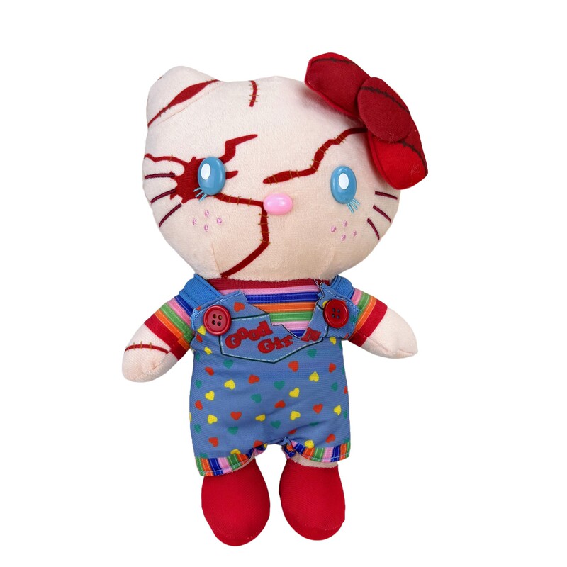 万圣节kitty凯蒂猫创意毛绒玩具鬼新娘搞怪毛绒公仔玩偶|undefined