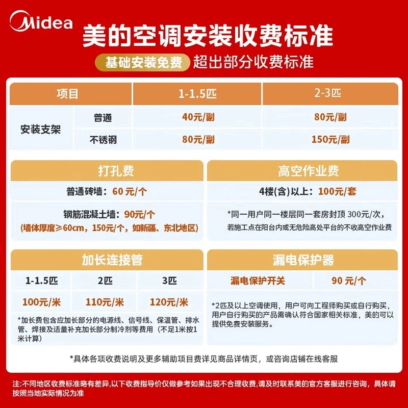 Suitable for American Air Conditioners, First-Class Inverter Energy-Saving 1 Hp, Large 1.5 Hp, Cooling and Heating Wall-Mounted Units, 2P3P Wall-Mounted Household Units