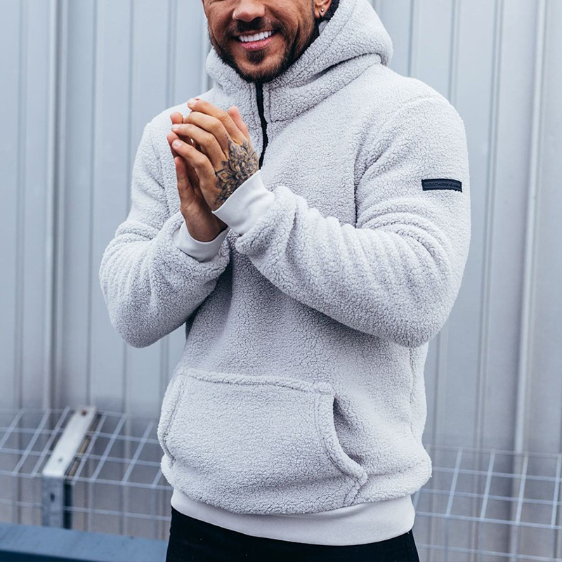 Winter And Autumn Fleece Sportswear Men's Jacket And Hoodie_viptrois.com