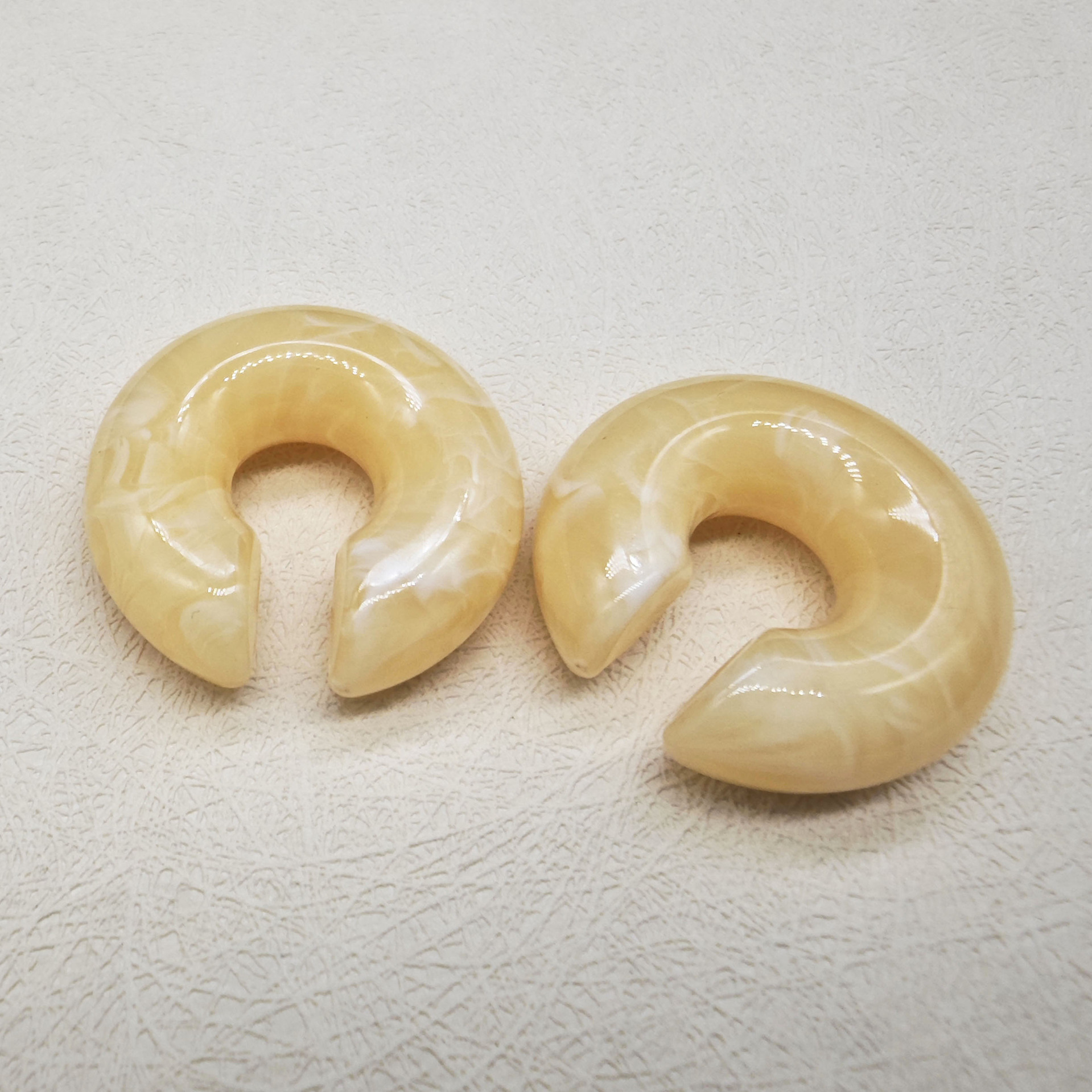 8g Weight Alloy Ear Needle Material Ear Cuffs Classification 1 Pair Quantity Casual Occasion Alloy Material C Shape Pattern Women's Gender Cute Style 1 Pair Cute C Shape Alloy Ear Cuffs 9
