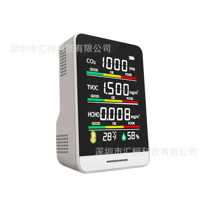 Трансграничный портативный инфракрасный детектор углекислого газа Обнаружение NDIR Детектор качества воздуха CO2 пять-в-одном