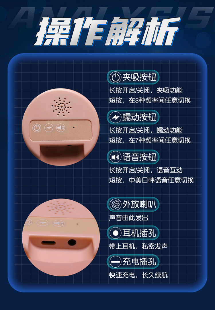 Electric Suction Male Masturbator Half-Body Realistic Doll with Vibration and Sound — detail image 11