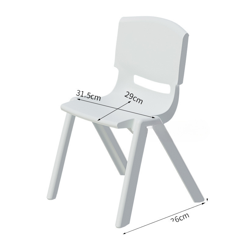 silla de respaldo de jardín de infantes silla para niños taburetes gruesos silla de comedor de plástico pequeño taburete doméstico pequeño image 5
