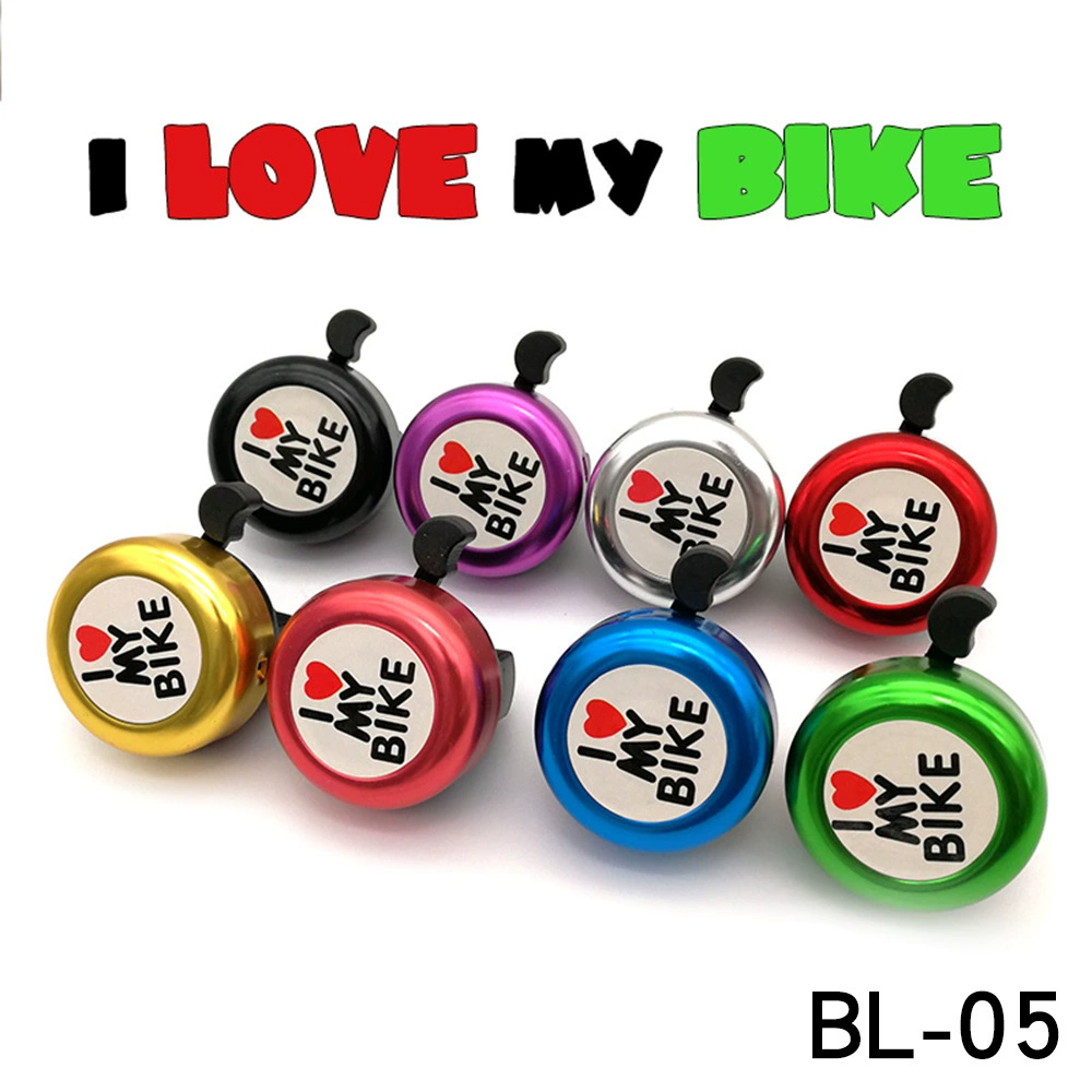 Cute car bell, mountain bike bell heart shaped, sound system, wholesale