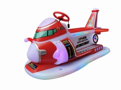 小型飛行機衝突車広場車発光親子電気自動車23新型出店車公園デパート営業車