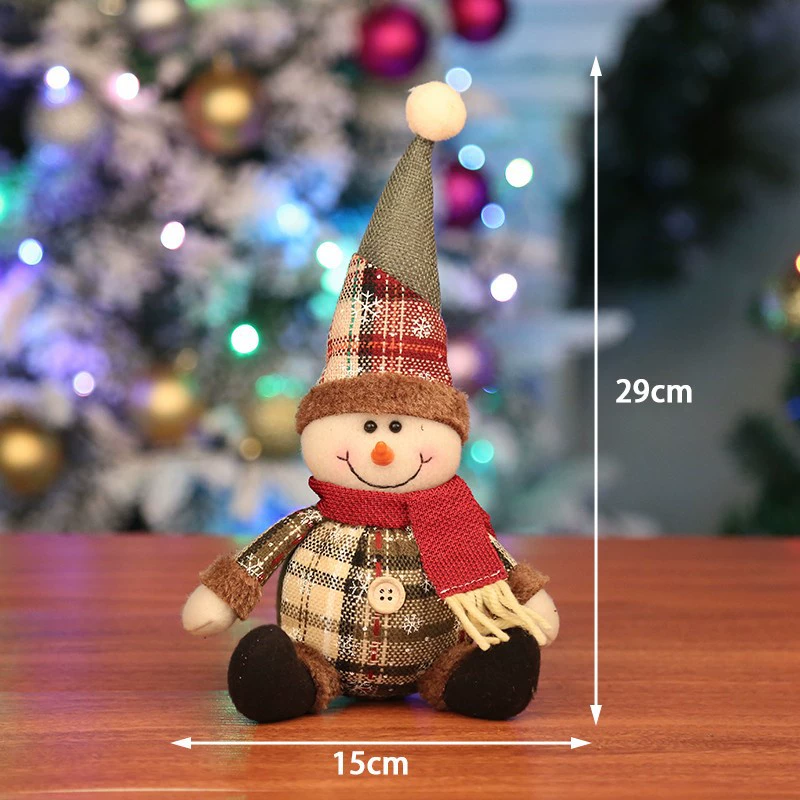 Christmas small table decorations, 20 cm, assorted festive hanging and standing figures