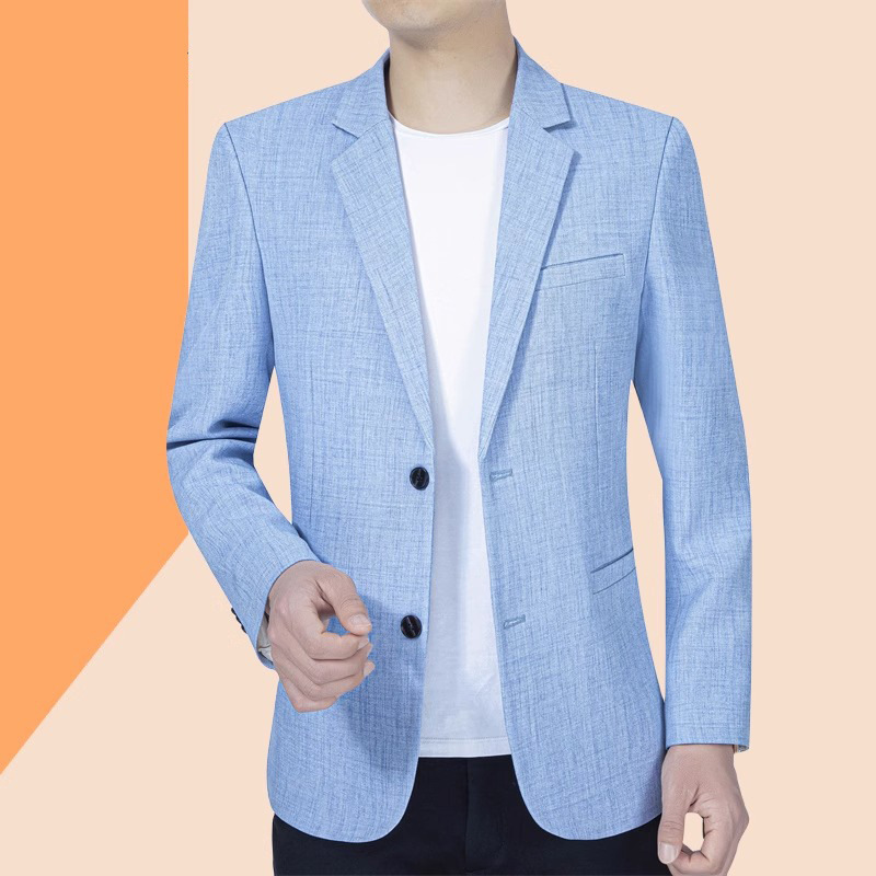 2025 Popular Suit Jacket Men's Autum New High-End Business Casual Single Spring and Autum Suit Thin Top