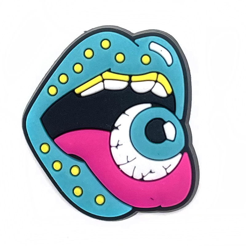 Nuevos zapatos de Halloween zapatos de flores hebilla Croc zapatos de jardín hebilla decorativa