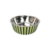 Pet supplies Pet anti -slip bowl dog cats and cats three -color basin dog bowl pet bowl pets metal bowl