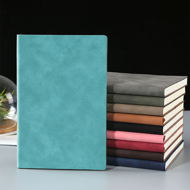 Cuaderno de piel de oveja personalizado a5 cuaderno grueso de alto valor cuaderno de mano cuaderno caja de regalo de negocios papelería al por mayor b5