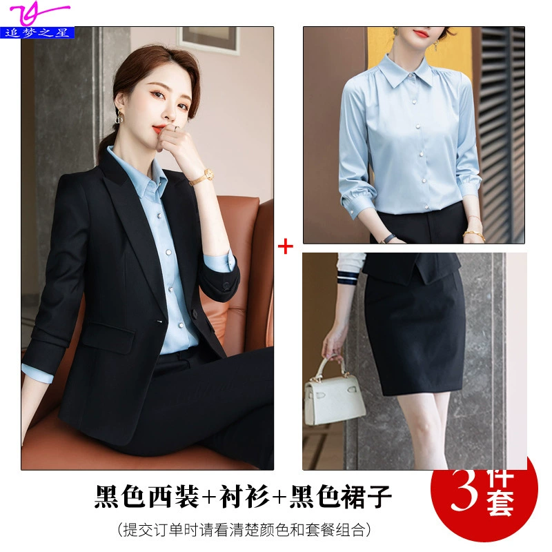 Комплект, модный классический пиджак-suit для офиса для работы, коллекция 2021 года, осень, корейский стиль