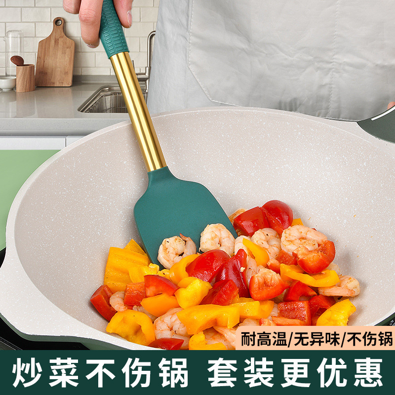 Kit de herramientas de cocina antiadherente resistente a altas temperaturas para pala de cocina doméstica