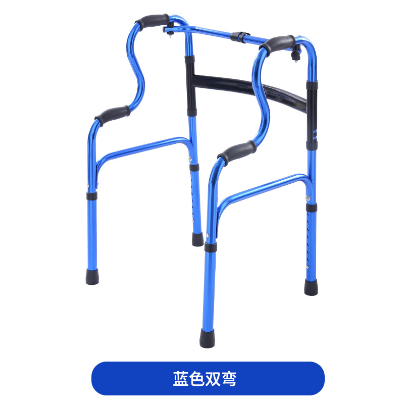 asistente de caminar antideslizante de cuatro patas para personas mayores, asistente de caminar plegable de aleación de aluminio