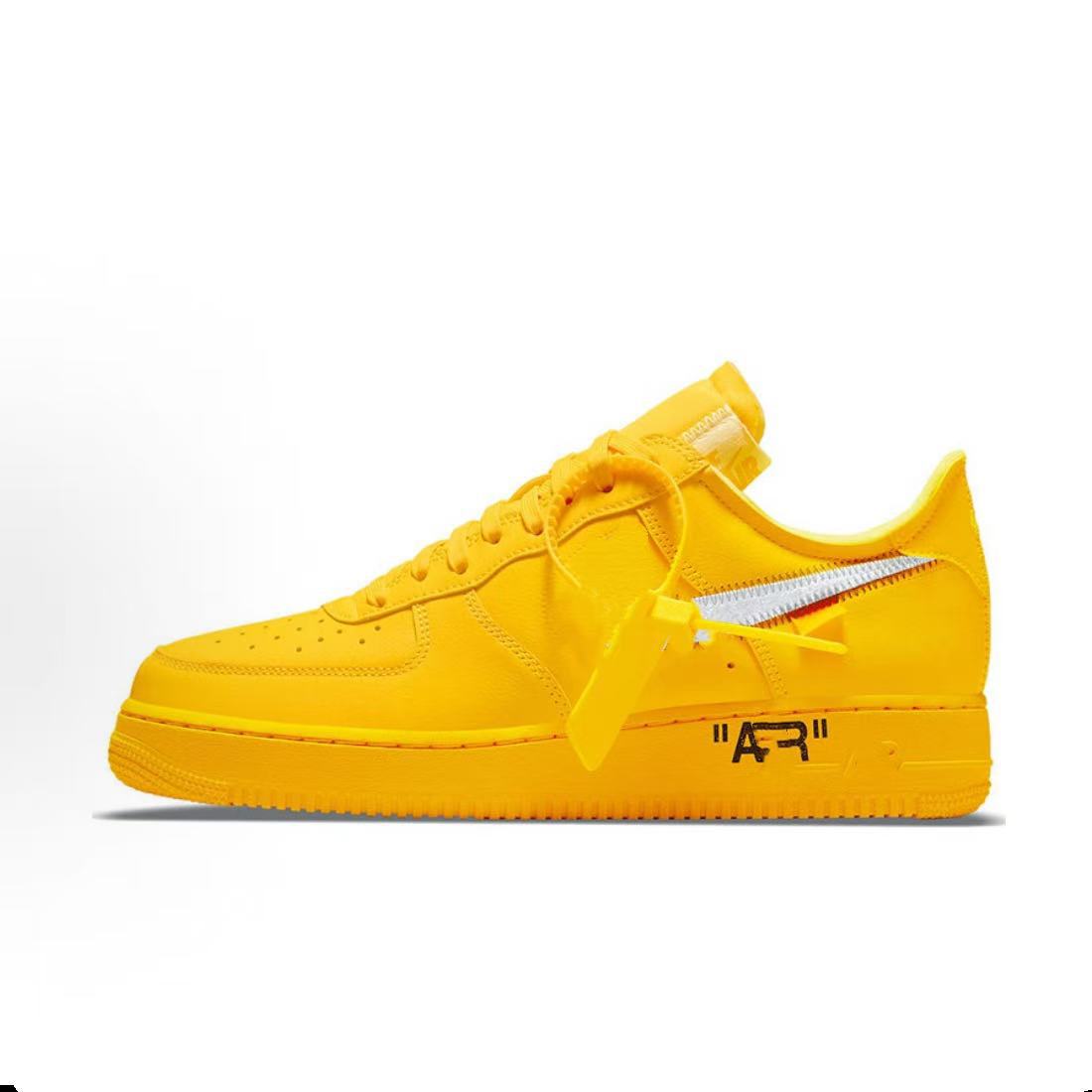 OW 공동 브랜드 오리지널 박스 옐로우