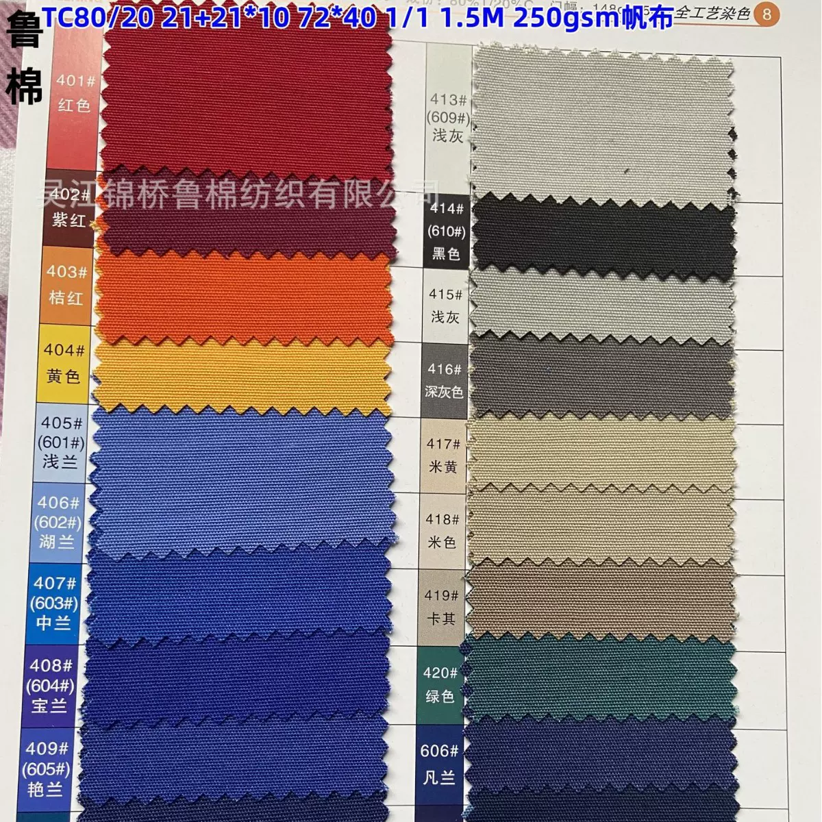 涤棉混纺帆布21+21*10三防水阻燃本白色织条子网格防静电45/2平布