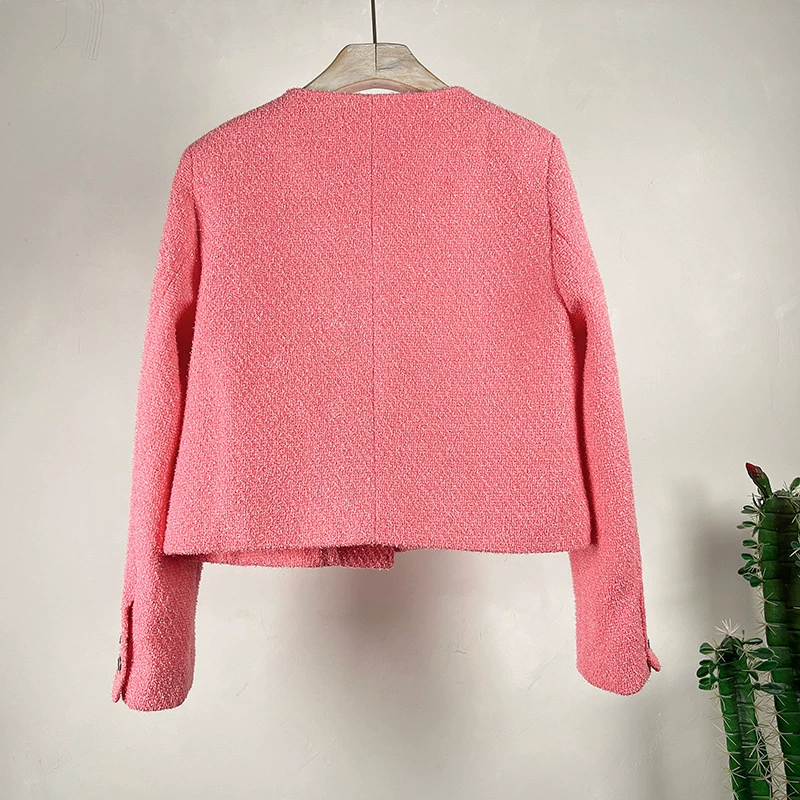 Милая весенняя вязаная куртка, (трансграничная торговля), стиль Chanel