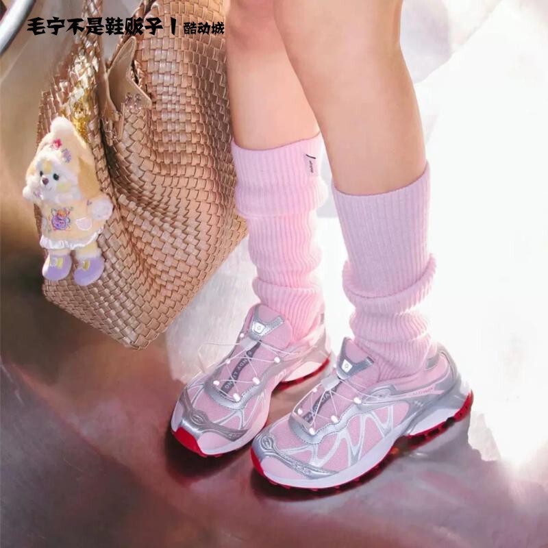 Sandy Liang X Salomon Salomon Xt-Whisper Retro Silver Powder Running Shoes 478463