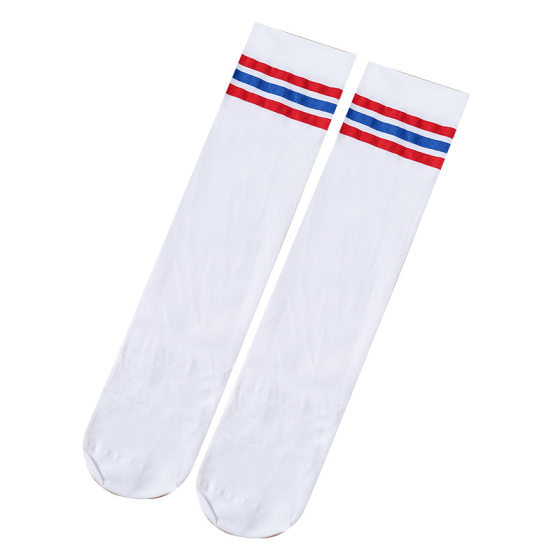 Summer thin children's socks student socks girls knee socks stockings cartoon half high white socks