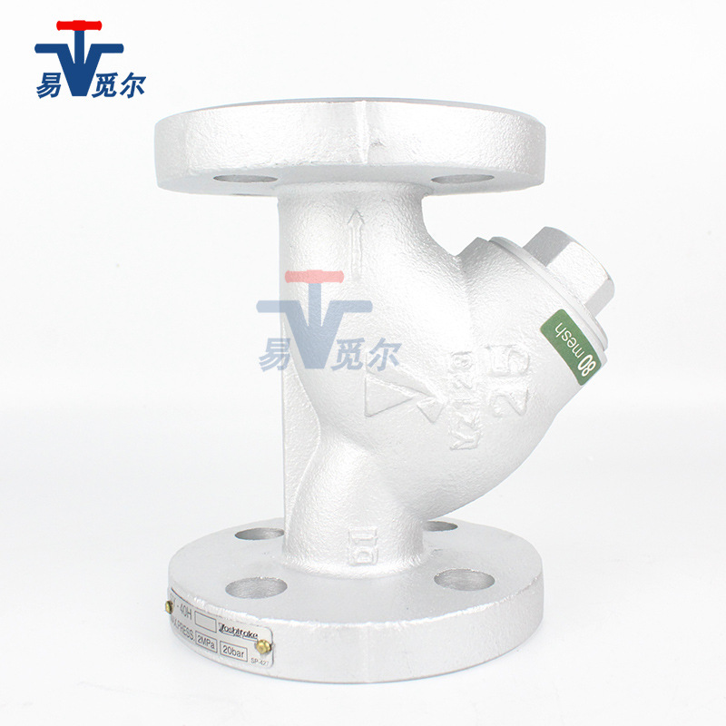 日本YS法兰过滤器SY-40H蒸汽法兰Y型过滤器耐高温耐高压20公斤