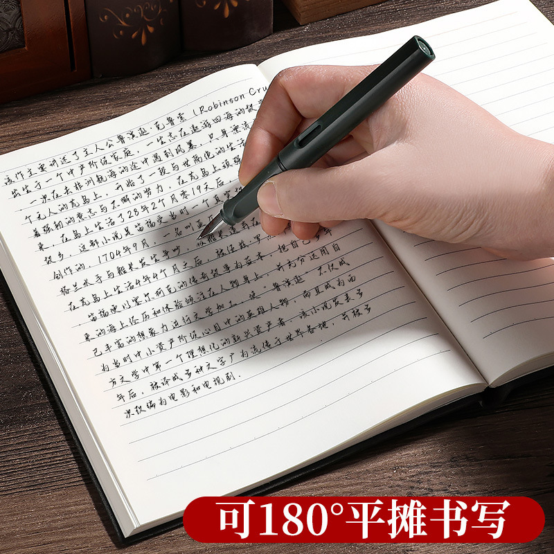 A5 肌に優しいシープスキンソフトレザーノートブック厚みのあるシンプルなビジネス評議会オフィス記録水平線メモ帳|undefined