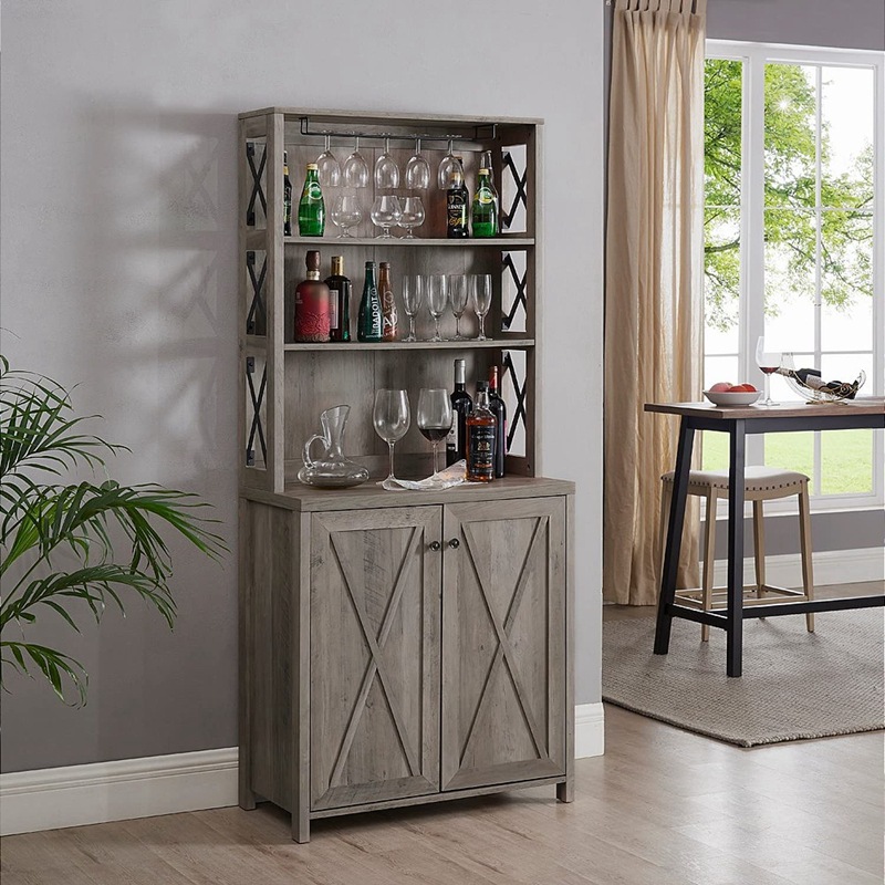 Retro simple aparador gabinete pared salón vino gabinete alto gabinete hogar té gabinete de almacenamiento gabinete pasillo gabinete