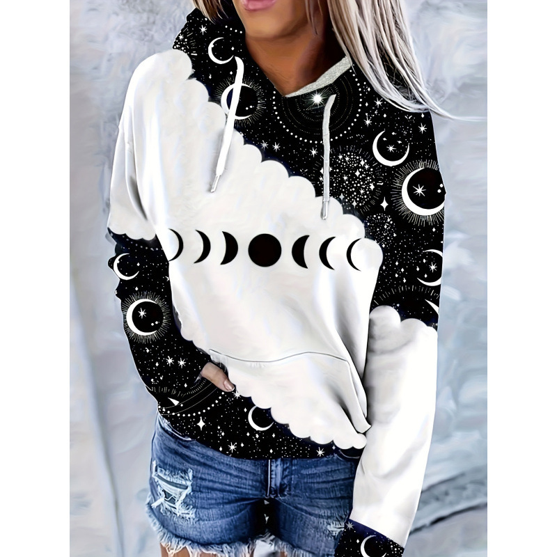 In-Stock Source Bohemian Aztec Western Ethnic Style Women's Hoodie Sweatshirt