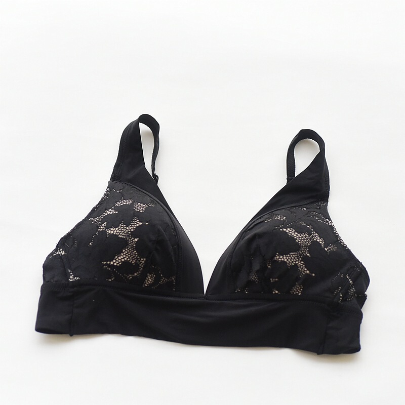Spanish Oys*O Wireless Bra, Beautiful Back, Push-Up, Small Chest, Thin Summer Breathable Bra, French Lingerie
