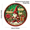 Wooden Christmas listing dwarf slogan